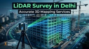 LiDAR survey in Delhi with high-precision 3D mapping technology