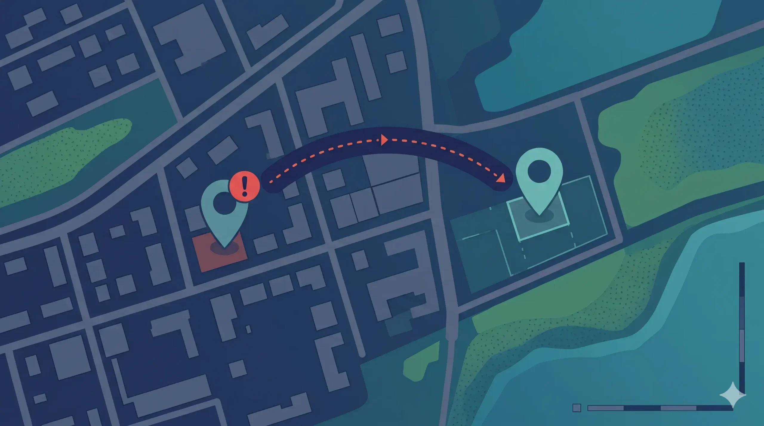 Wrong site coordinates plotted away from the actual plot on a satellite map