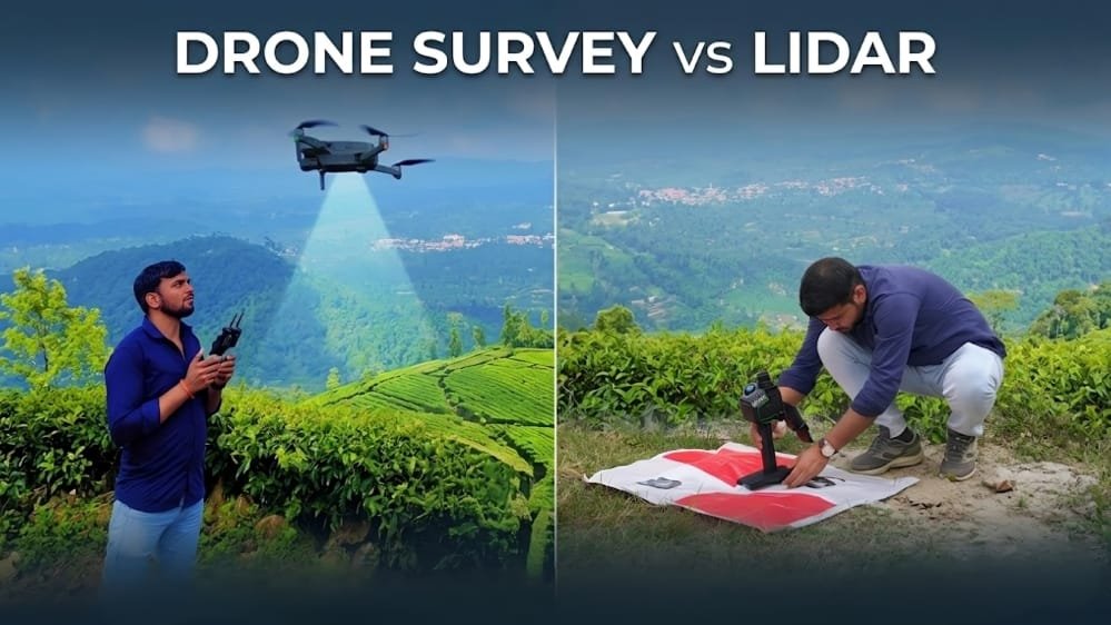 Drone Survey vs Lidar Survey in Agartala