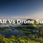 LiDAR vs drone survey comparison in Imphal, Manipur for valley and hill terrain mapping
