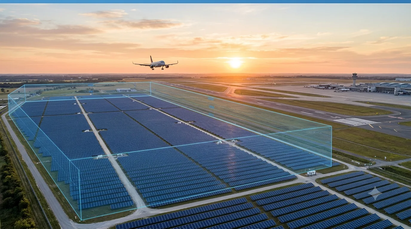 Do solar panels need AAI NOC - solar farm near an airport runway