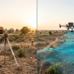 Drone aerial survey vs traditional survey comparison