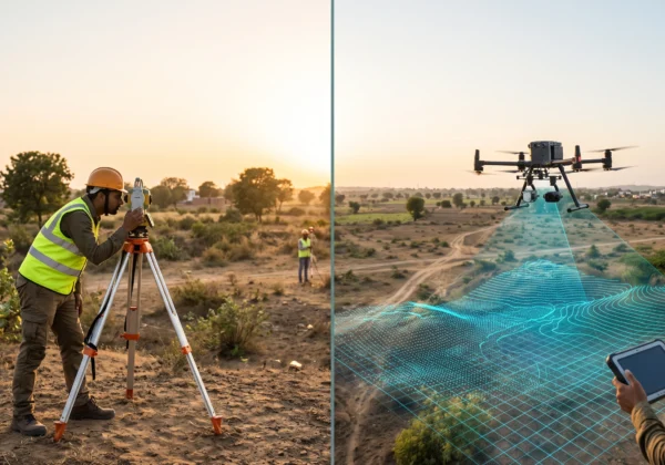 Drone Aerial Survey vs Traditional Survey: Key Differences