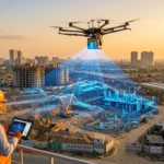 LiDAR survey cost in India - drone LiDAR mapping a project site