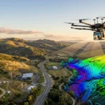 What is LiDAR survey - drone LiDAR scanning terrain