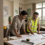 Architect and surveyor preparing an AAI NOC objection reply