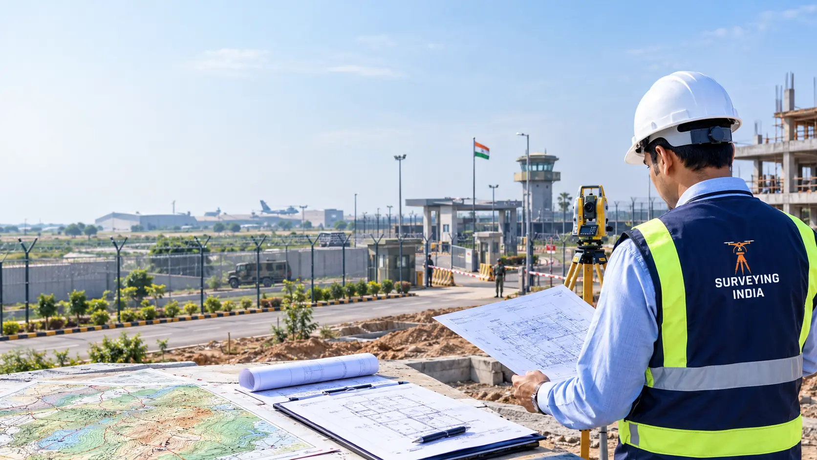 Defence NOC consultancy services in India for land surveying and building construction