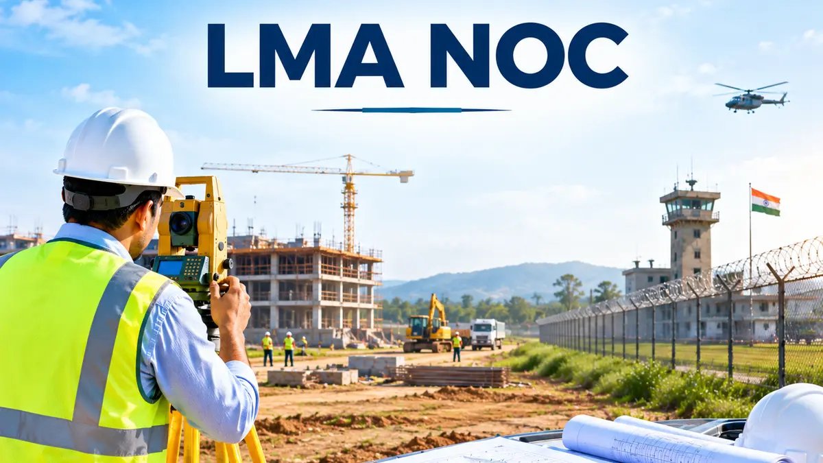 LMA NOC for construction near defence establishments in India